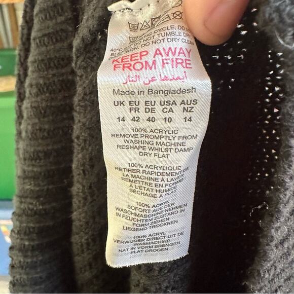 NEW nasty gal recycled crew neck jumper dress size 10 - Picture 8 of 9